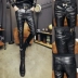 Mùa xuân người đàn ông mới của quần da Hàn Quốc phiên bản của các chân mỏng quần thời trang hoang dã mỏng windproof của nam giới đầu máy hiệu suất quần