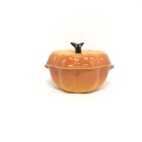 LC Cool Color Pumpkin Can Pot Pot Yellow Pepper Jar Lecuset Ceramic Dableware Micro -Defect