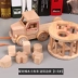 Trẻ em bé và trẻ nhỏ hình dạng phù hợp với đồ chơi xây dựng khối chàng trai 1-3 tuổi và trẻ em gái món quà nhỏ kéo Trailer Đồ chơi bằng gỗ