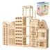 sáng tạo bằng gỗ khối xây dựng đồ chơi câu đố cho trẻ em 3-6 tuổi khu vực vườn ươm khối tháp khu vực góc sống chồng 300 Đồ chơi bằng gỗ
