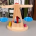 Learning đầu bé học tập kiến ​​thức cân bằng của trí thông minh câu đố cân bằng gỗ cho trẻ em Libra trợ đồ chơi mô phỏng nhà chơi Đồ chơi bằng gỗ