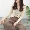 Mùa xuân và mùa hè mới của Hàn Quốc phong cách chic lỏng mỏng phần mỏng kem chống nắng quần áo retro màu rắn ngắn điều hòa không khí áo sơ mi áo khoác nữ