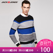 JackJones Jack Jones bông mỏng của nam giới tương phản màu áo len S | 217124505