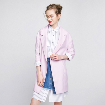 Vero Moda Flamingo Trâm tay áo thẳng blazer | 317108518 | Tàu Tốc Hành | Giá Sỉ Cạnh Tranh