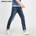 JackJones Jack Jones nam giật gân chân quần jeans 218132553 quần áo nam đẹp	 Cao bồi