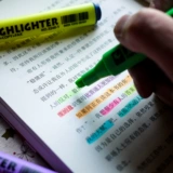 Флуоресцентные цветные карандаши, ноутбук для школьников, маркер, цифровая ручка