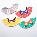 Милый слюнявчик, шарф, наряжаться, хорошо впитывает воду