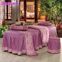 Tinh khiết bông đẹp bedspread denim bedspread massage làm đẹp miễn phí vận chuyển custom-made bedspread khử trùng - Trang bị tấm ga bọc giường spa