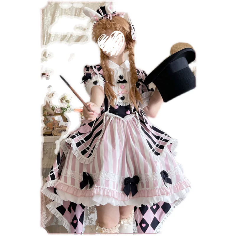 【囧喵LOLITA出租】怪诞剧场 魔术 可爱 短款 洛丽塔