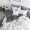 Nordic đơn giản màu xám bông trải giường gia đình bốn 1.5M 1.8m Nhật rửa doanh nghiệp giường bông 1.2 Độc thân - Bộ đồ giường bốn mảnh