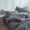 Nordic đơn giản màu xám bông trải giường gia đình bốn 1.5M 1.8m Nhật rửa doanh nghiệp giường bông 1.2 Độc thân - Bộ đồ giường bốn mảnh