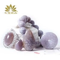 Qibao Shangpin Tự nhiên Indonesia Full Jade Coral Jade Mặt dây chuyền Vòng Ping Vòng tay Bracelet Vòng tay 108 Live - Vòng đeo tay Cuff thạch anh tóc đỏ