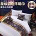 Khách sạn bộ đồ giường khách sạn bán buôn cao cấp khách sạn khách sạn giường khăn giường cờ giường cuối pad giường bảng cờ 22 Trải giường