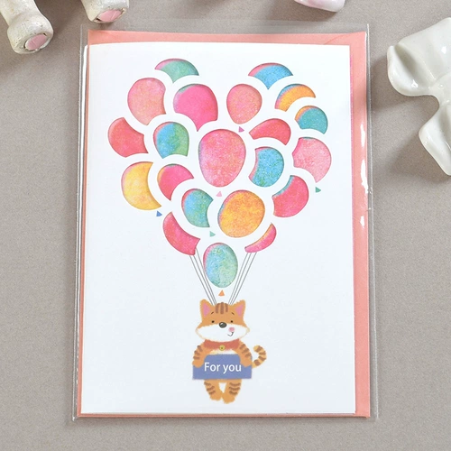 Южнокорейская творческая открытка на день рождения пожелания пожелания на заказ пользовательская иллюстрация иллюстрация.