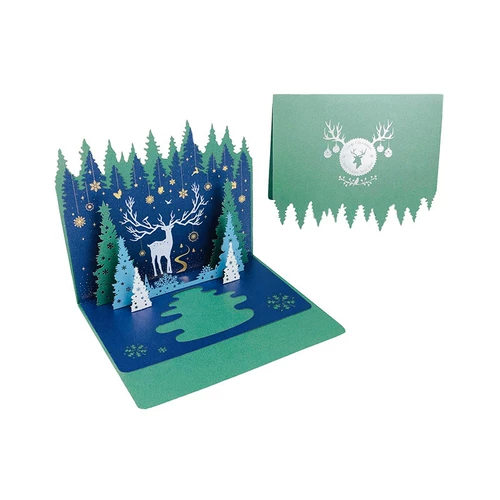 Рождественская музыкальная открытка, рождественские карточки, DIY, новая коллекция, 3D, делается под заказ, подарок на день рождения