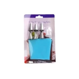 Выпечка DIY Cake Mounting Bag Set 6 -Слух из нержавеющей стали декоративные рты кухонные инструменты