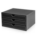 Бизнес -офис настольный файл файл шкаф A4 Файл -хранение шкаф файлов Данные Данные Данные Данные Кожаный шкаф высокий шкаф черный