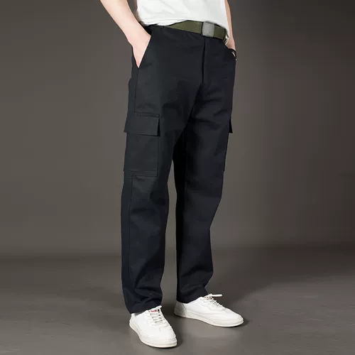 Хлопковые износостойкие камуфляжные штаны для работы для отдыха, свободный прямой крой