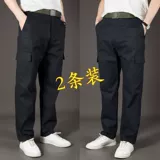 Хлопковые износостойкие камуфляжные штаны для работы для отдыха, свободный прямой крой