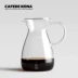 CAFEDE KONA rửa tay pha cà phê chia sẻ nồi nhỏ giọt máy pha cà phê thủy tinh chịu nhiệt dễ thương