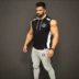 Cơ bắp Brothers Thể Dục của Nam Giới Trùm Đầu Mỏng Không Tay Chạy Đào Tạo Thời Trang Casual Slim Vest