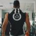 Cơ bắp Brothers Thể Dục của Nam Giới Trùm Đầu Mỏng Không Tay Chạy Đào Tạo Thời Trang Casual Slim Vest áo khoác nữ nike Áo thể thao