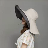 Японский летний солнцезащитный крем, шапка на солнечной энергии, пляжная складная солнцезащитная шляпа, УФ-защита