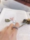 Азан белый шахтный серебряный кольцо