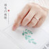 Mongoose s925 sterling bạc nhẫn lông đơn giản mở sterling bạc ring điều chỉnh miệng vòng nhẫn cặp bạc Nhẫn