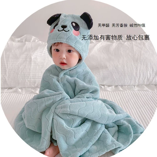 Детское банное полотенце для новорожденных для младенца, быстросохнущий плащ, осенний детский банный халат, одеяло, хорошо впитывает воду