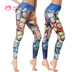 HJMyoga cá tính in ấn căng cao yoga chuyên nghiệp đào tạo quần thể dục nhảy bước chân quần chín điểm giải phóng mặt bằng quần tập gym nữ lưng cao Yoga