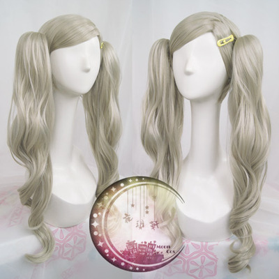 taobao agent Exclusive color matching!Goddess Different Record 5 P5 high -rolled apricot COS wig Special curl design