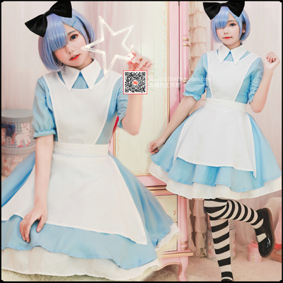 taobao agent From zero, from the beginning of the different world Rem COS clothing Rem maid costume Ram cosplay service restaurant work clothes