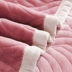 Mỹ giải trí nhung Fale chăn đôi duy nhất đôi chăn dày chăn mùa đông ấm san hô fleece chăn