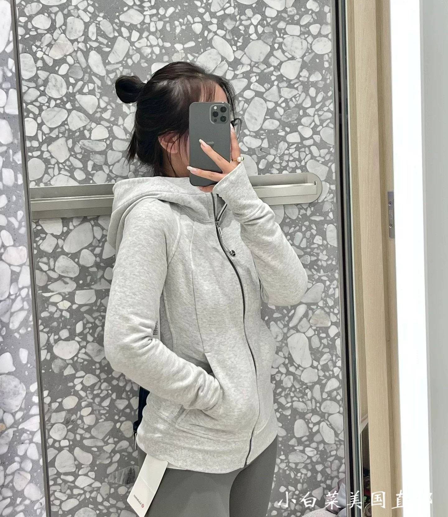 Худи Lululemon Scuba Full Zip, облегающий йога-жакет с полной молнией и капюшоном