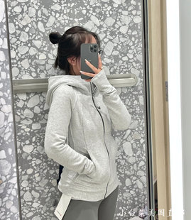 Худи Lululemon Scuba Full Zip, облегающий йога-жакет с полной молнией и капюшоном