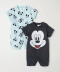 Spot H & M Chính hãng Counter Kids 18 Summer Men and Women Baby Cartoon Short Short Jumpsuits Jumpsuit 2