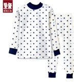 Детское нижнее белье, термобелье, хлопковый тонкий комплект, демисезонный свитер для мальчиков, утепленный лонгслив, хлопковая пижама, подходит для подростков