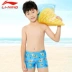 Quần bơi trẻ em Li Ning quần bơi bé trai quần áo trẻ em trẻ em lớn võ sĩ quần bơi sinh viên quần short mùa xuân áo tắm nóng - Bộ đồ bơi của Kid