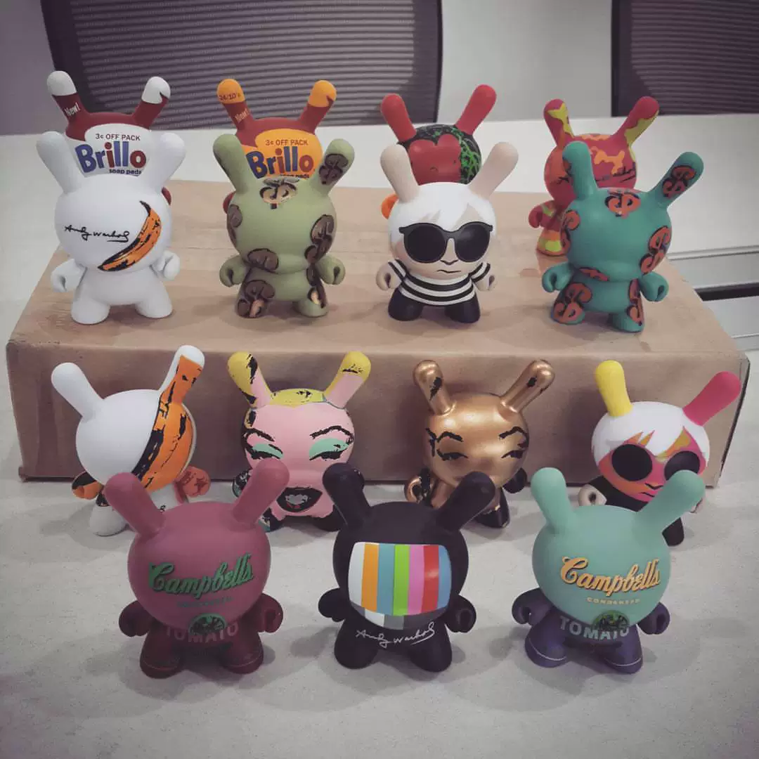 [TOY4U] Spot Kidrobot Andy Warhol Dunny Andywo Hall Blind Box Tide Play