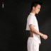{古 阿 新} Trung Quốc phong cách Trung Quốc tạp dề đáy bông ngọc bích khóa nút kích thước lớn người đàn ông cá tính ban đầu áo sơ mi Áo