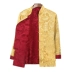 Tang phù hợp với áo khoác nam lễ hội Trung Quốc Hanfu đứng cổ áo trước và sau hai bên mặc trang phục dân tộc retro trang phục nam - Trang phục dân tộc