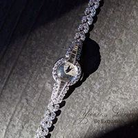 O xiaodouxin o girard -perregaux zhiba antique Lady Platinum Diamond Mechanical Watch