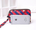 Mô hình mùa hè trung và cũ tuổi thường đoạn ngắn cổ tay dài ba lớp dây kéo dày purse 6.0 inch túi điện thoại di động ví cầm tay nam lv Ví tiền