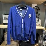 MLB Весенний трикотажный свитер для влюбленных для отдыха, кардиган, тренд сезона