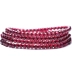 Tự nhiên rượu vang đỏ garnet vòng đeo tay nữ ba vòng tròn bốn vòng tròn 6A7A lớp red garnet bracelet multi-layer vòng tròn pha lê trang sức ngọc hồng lựu Vòng đeo tay Clasp