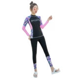 Лонгслив, раздельный детский купальник для школьников, защита от солнца, для средней школы