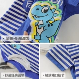 Динозавр для мальчиков, футболка с коротким рукавом, детская летняя летняя одежда, детская одежда