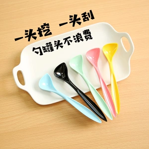 Объединение Cans Spoon Food Food Spoon, длинная питомца корма для кошачья лопатка лопат щенки кормления одной головой, чтобы выкопать царапину