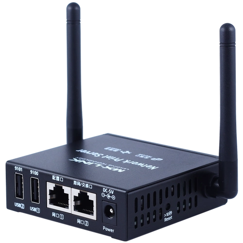 MX-Link поддерживает 4 USB-принтеры. Внешняя беспроводная сеть печата